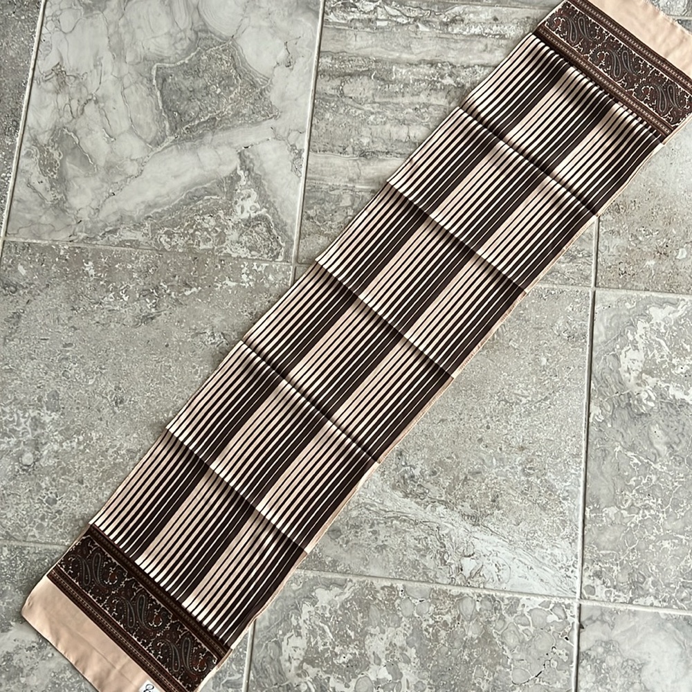 NWT Pier Giorgio (Made in Italy) Rectangular Scarf, New in Packaging